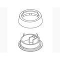 Kohler Kit, Three Hole Escutcheon 1422702-2MB